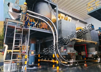 CPE粉管鏈輸送機(jī)現(xiàn)場