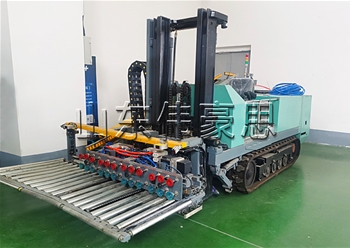 箱裝啤酒全自動卸車機(jī) 履帶式集裝箱自動卸車設(shè)備