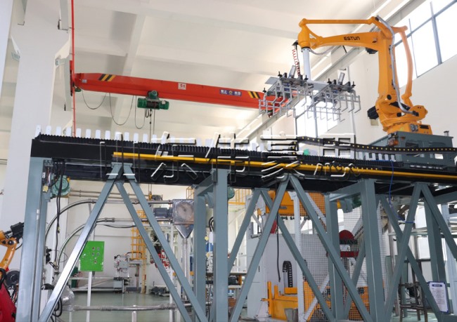 磷酸鈉裝車機(jī)器人 全自動(dòng)裝車機(jī)械手