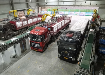 尿素雙機(jī)器人自動(dòng)裝車機(jī) 袋料全自動(dòng)裝車機(jī)
