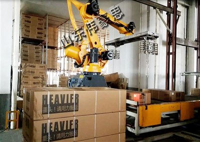 長箱自動碼垛機具有機實用性強、應用范圍廣的特點