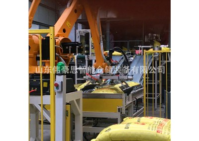 豆粕全自動拆垛機的操作過程是什么？