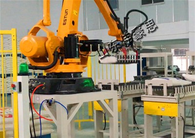  為何袋料全自動(dòng)碼垛機(jī)深受企業(yè)的喜愛(ài)