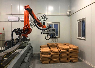 干水泥自動碼垛機(jī)的技術(shù)分享