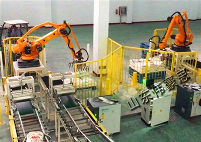 企業(yè)使用糧食自動(dòng)機(jī)器人碼垛機(jī)的好處