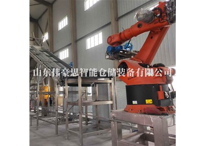 氫鈣粉?全自動(dòng)拆垛拆包線的工作流程