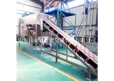 石灰粉自動(dòng)化拆包設(shè)備 無(wú)塵型拆袋卸料生產(chǎn)線