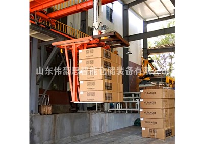剎車片智能裝車機(jī)械手 桁架式裝車設(shè)備客戶現(xiàn)場