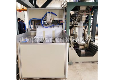 塑膠粉自動(dòng)包裝設(shè)備 智能包裝設(shè)備工作現(xiàn)場(chǎng)