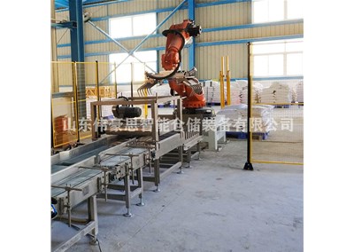 工業(yè)鹽智能包裝碼垛設(shè)備 全自動(dòng)碼垛機(jī)械廠家