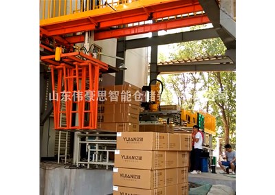 小家電智能裝車碼垛機(jī) 箱料裝車機(jī)工作視頻