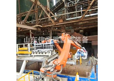 袋裝石灰裝車(chē)機(jī)器人自動(dòng)化方案