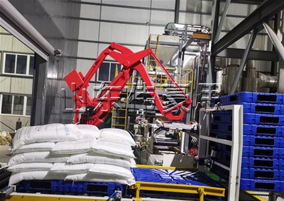 小蘇打給袋式包裝機 全自動包裝碼垛線優(yōu)勢