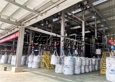 鋰電材料噸包破包機(jī) 全自動噸袋拆袋機(jī)流程