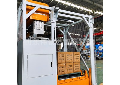 紙箱全自動拆垛設(shè)備 箱料自動拆垛機(jī)現(xiàn)場
