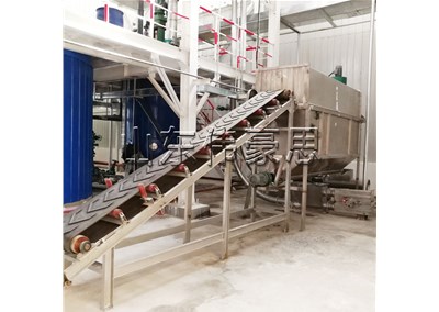 工業(yè)鹽自動破袋卸料機 自動拆包設(shè)備現(xiàn)場展示
