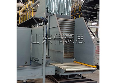 氧化鋁翻垛式拆包設(shè)備 全自動破袋卸料機(jī)現(xiàn)場