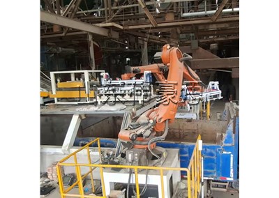 袋裝干粉裝車機(jī)械手 全自動裝車機(jī)器人現(xiàn)場