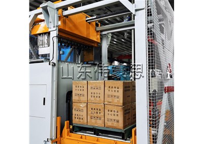 箱裝白糖智能拆垛設備 紙箱全自動拆垛機案例