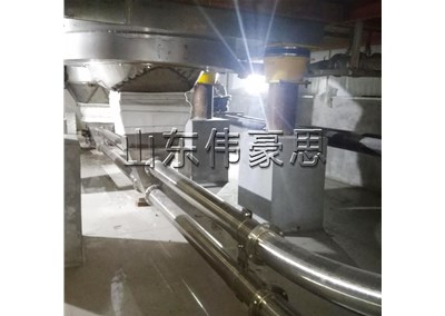 熟石灰管鏈式輸送機 管鏈粉料輸送設(shè)備定制