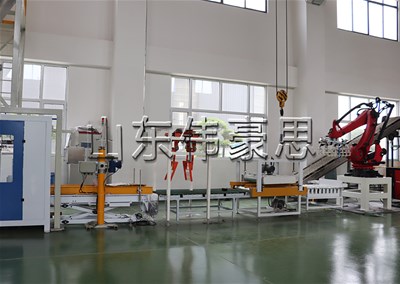 石膏粉自動(dòng)包裝碼垛線 全自動(dòng)包裝碼垛系統(tǒng)