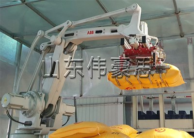 50KG菌肥碼垛機器人的功能特點簡述