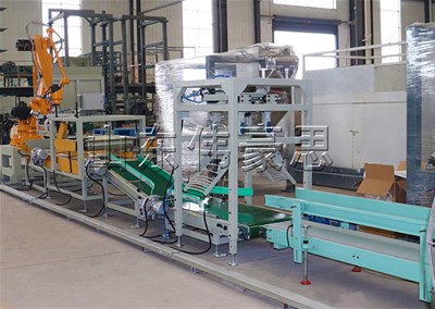 氧化鋅包裝碼垛系統(tǒng) 自動(dòng)包裝碼垛機(jī)定制