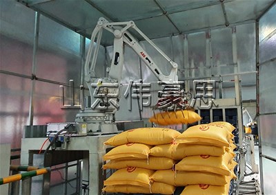 碳酸鈣粉碼垛機(jī)器人 全自動碼垛機(jī)功能特點(diǎn)