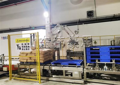 粉煤灰全自動碼垛機(jī) 配套自動托盤庫