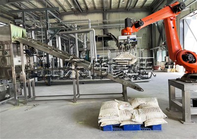 膩子粉全自動拆垛機 自動拆垛機器人流程