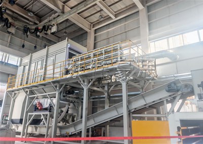 氯化銨全自動(dòng)噸袋拆包機(jī)的工作原理