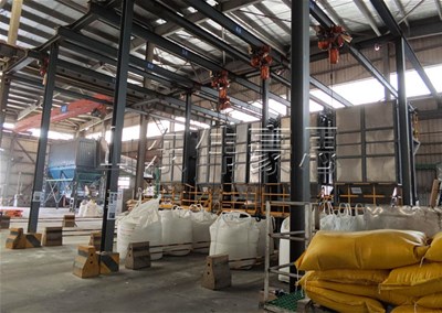 氯化銨自動噸袋破袋機 噸袋自動拆包投料站