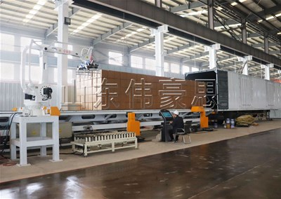 紙箱全自動裝車機(jī) 推進(jìn)式自動裝車機(jī)案例