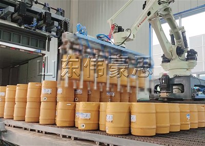 啤酒桶全自動裝車機(jī) 推進(jìn)式自動裝車機(jī)案例