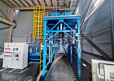 鋰電行業(yè)全自動噸包秤工作過程