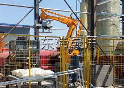 鈣粉機器人自動拆包機的特點