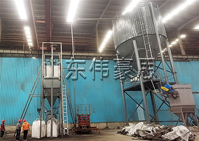 硫酸鎳自動噸袋拆袋機 噸包全自動拆包投料站