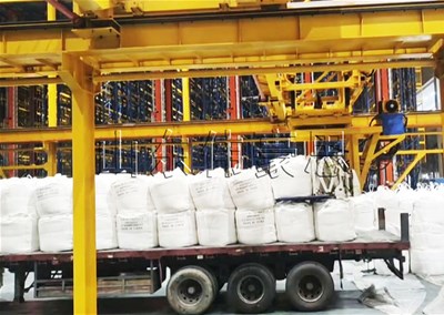 硫酸鎂噸袋自動裝車機是怎樣工作的？